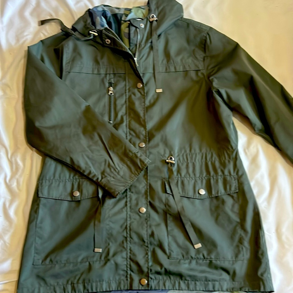 Green Time and Tru long Rain jacket